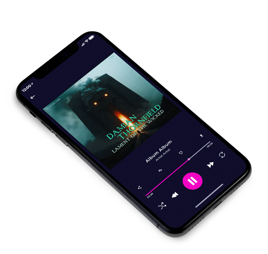 3D view of Premade Electronica & Ambient Album Cover - Outer Space #17360 | AlbumArtZone*