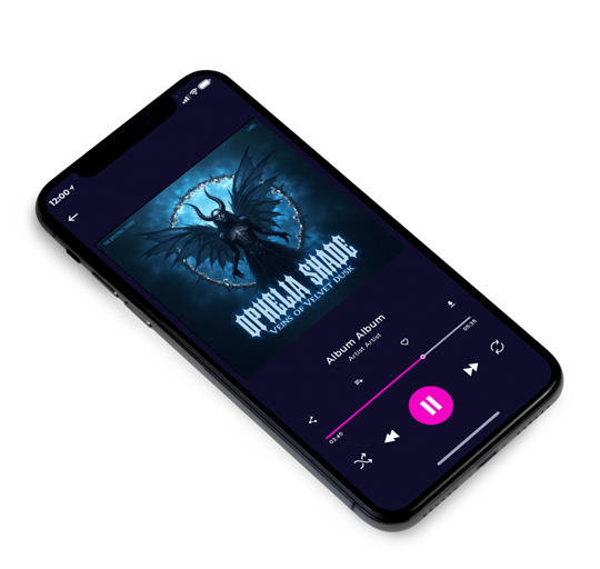 3D view of Premade Electronica & Ambient Album Cover - Big Stone #17380 | AlbumArtZone*