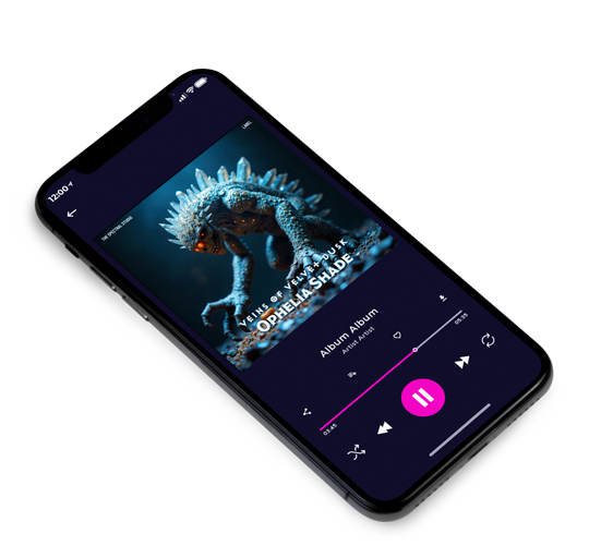 3D view of Premade Electronica & Ambient Album Cover - Mirage #17393 | AlbumArtZone*