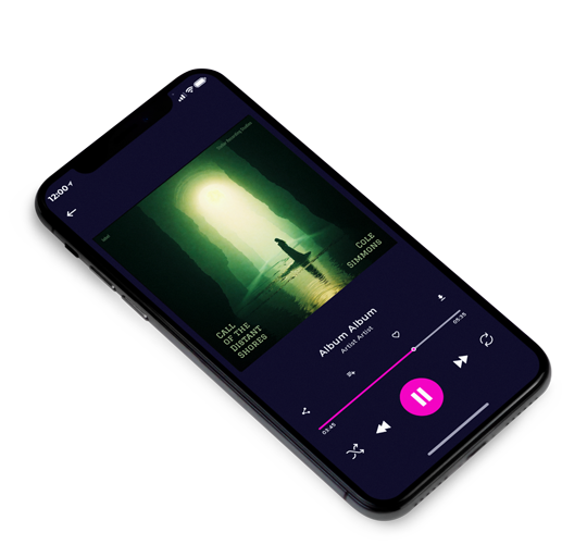 3D view of Premade Electronica & Ambient Album Cover - Pine Glade #17447 | AlbumArtZone*