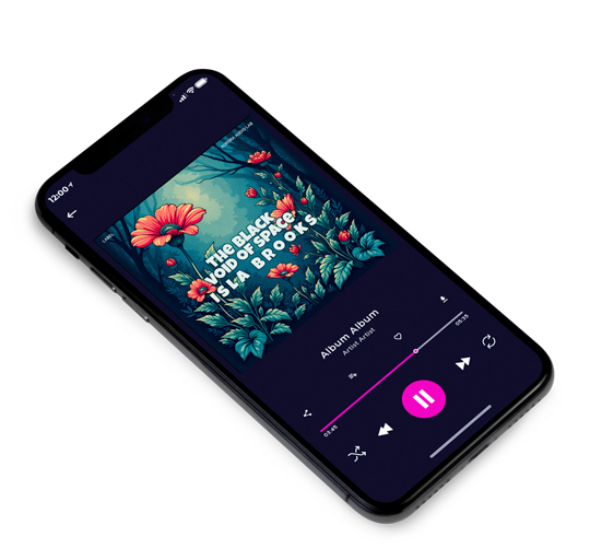 3D view of Premade Electronica & Ambient Album Cover - My Pink #17478 | AlbumArtZone*