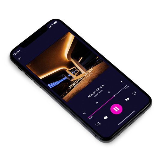 3D view of Premade Electronica & Ambient Album Cover - Coffee Bean #17556 | AlbumArtZone*
