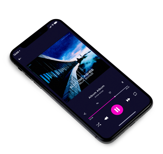 3D view of Premade Electronica & Ambient Album Cover - Heather #17559 | AlbumArtZone*