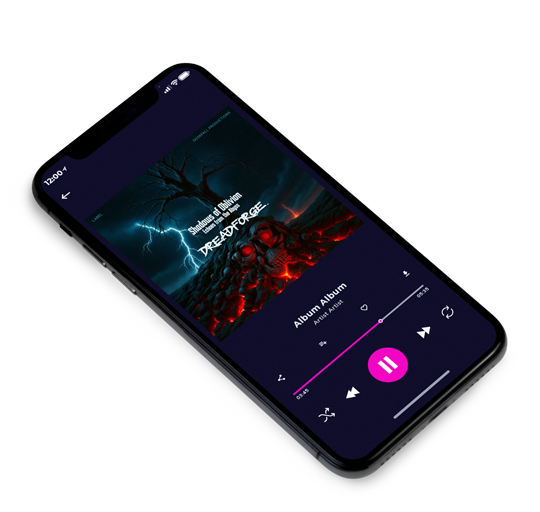 3D view of Premade Heavy Metal & Gothic Metal Album Cover - Bunker #17656 | AlbumArtZone*