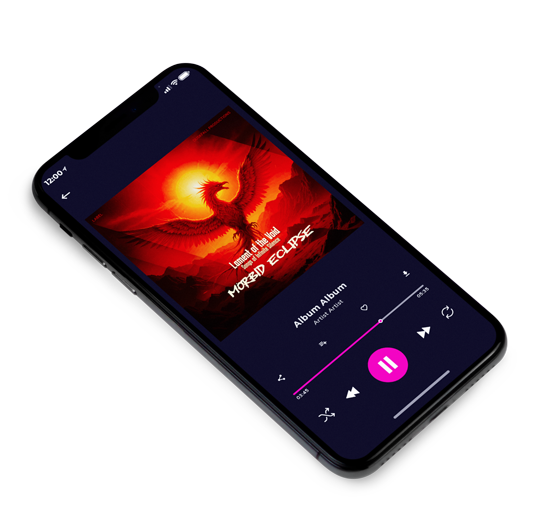 3D view of Premade Pop Album Cover - Hot Cinnamon #17660 | AlbumArtZone*