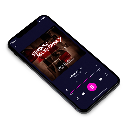 3D view of Premade Electronica & Ambient Album Cover - Crowshead #17662 | AlbumArtZone*