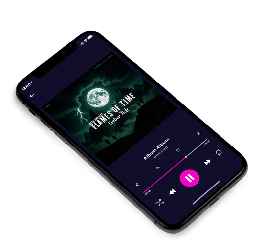 3D view of Premade Electronica & Ambient Album Cover - Racing Green #17691 | AlbumArtZone*