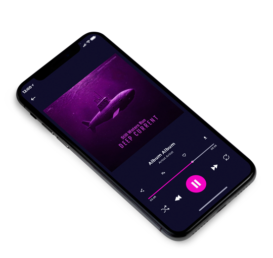 3D view of Premade Pop Album Cover - Violet #17721 | AlbumArtZone*