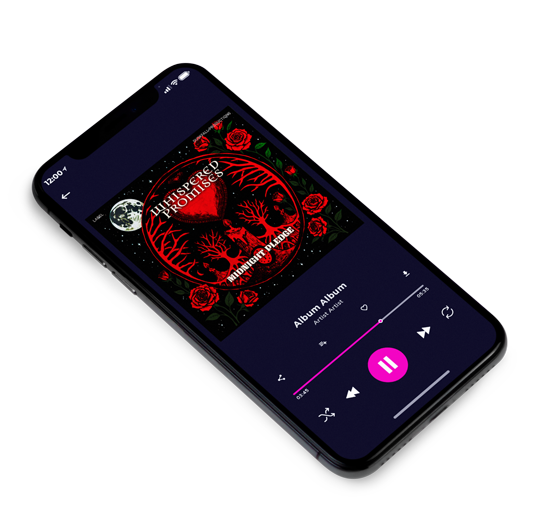 3D view of Premade Heavy Metal & Gothic Metal Album Cover - Asphalt #17793 | AlbumArtZone*