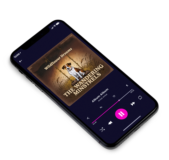 3D view of Premade Podcast Album Cover - Bistre #17813 | AlbumArtZone*