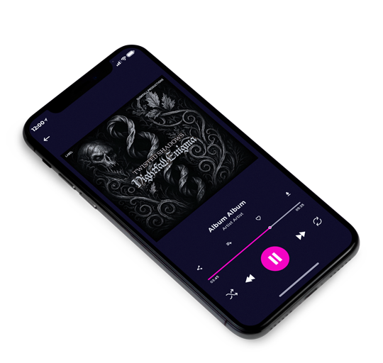 3D view of Premade Heavy Metal & Gothic Metal Album Cover - Woodsmoke #17956 | AlbumArtZone*