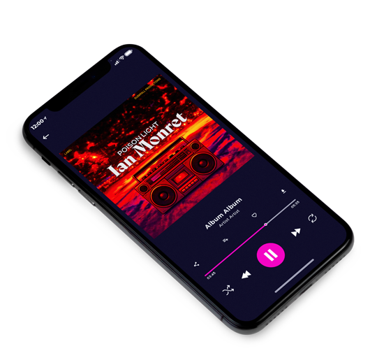 3D view of Premade Pop Album Cover - Cinnabar #18009 | AlbumArtZone*