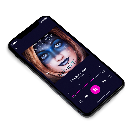 3D view of Premade Pop Album Cover - Blackcurrant #20339 | AlbumArtZone*