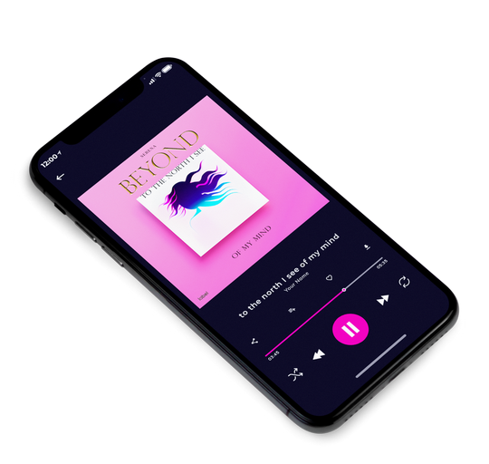 3D view of Premade Pop Album Cover - Persian Pink #21417 | AlbumArtZone*