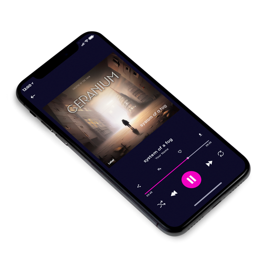 3D view of Premade Electronica & Ambient Album Cover - Taupe #21434 | AlbumArtZone*