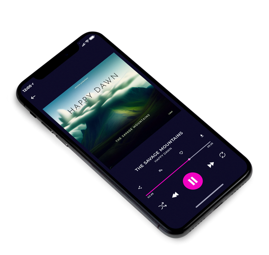 3D view of Premade Pop Album Cover - Pale Leaf #21477 | AlbumArtZone*