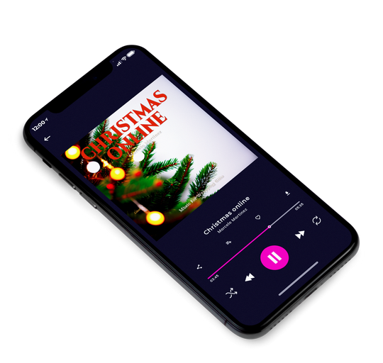 3D view of Premade Christmas Music Book Cover - Mischka #21495 | AlbumArtZone*