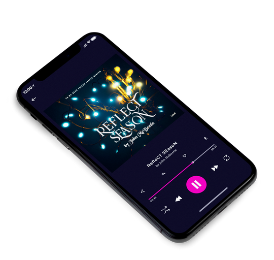 3D view of Premade Christmas Music Album Cover - Firefly #21643 | AlbumArtZone*