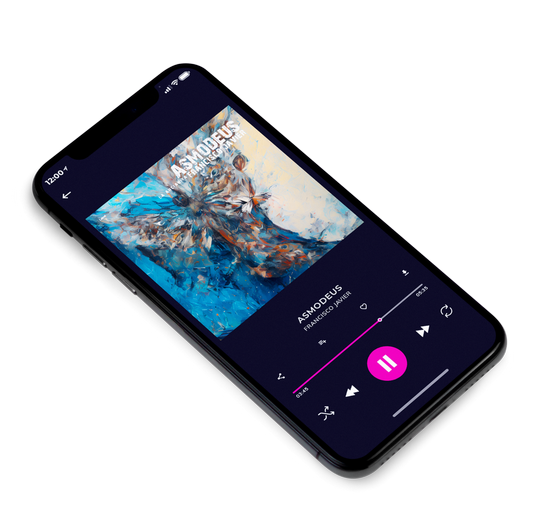 3D view of Premade Pop Album Cover - Blue Bayoux #21823 | AlbumArtZone*