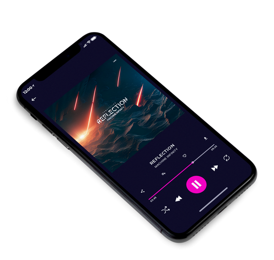 3D view of Premade Electronica & Ambient Album Cover - Mirage #21933 | AlbumArtZone*