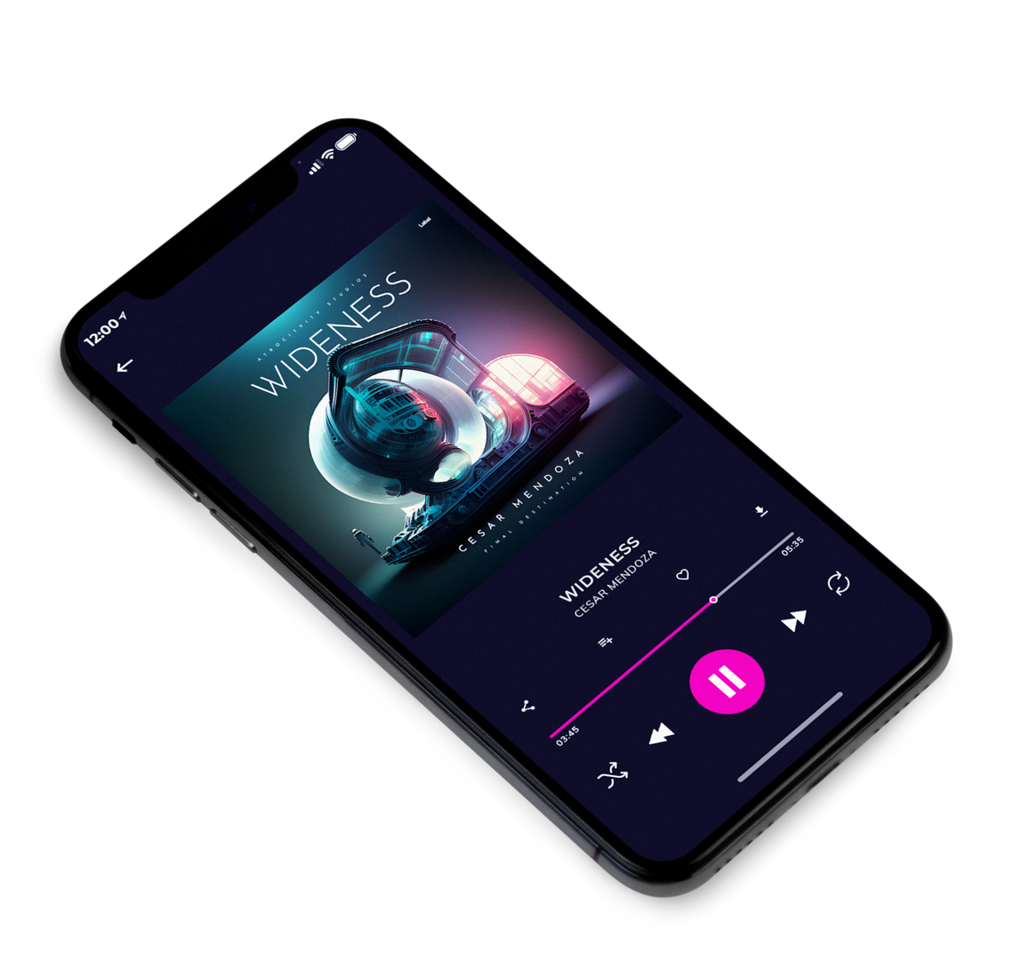 3D view of Premade Electronica & Ambient Album Cover - Mirage #22161 | AlbumArtZone*