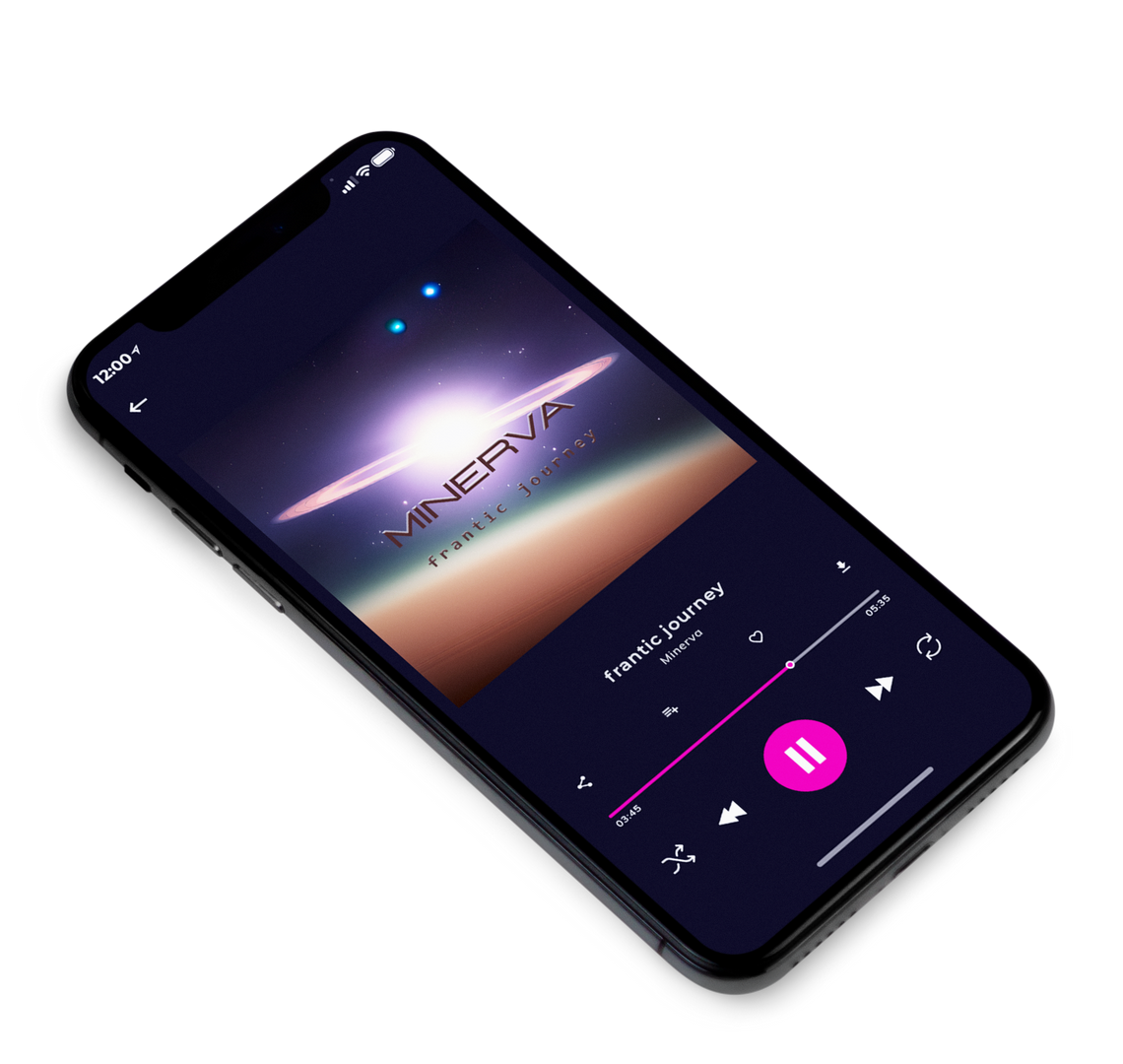 3D view of Premade Electronica & Ambient Album Cover - Blackcurrant #22703 | AlbumArtZone*