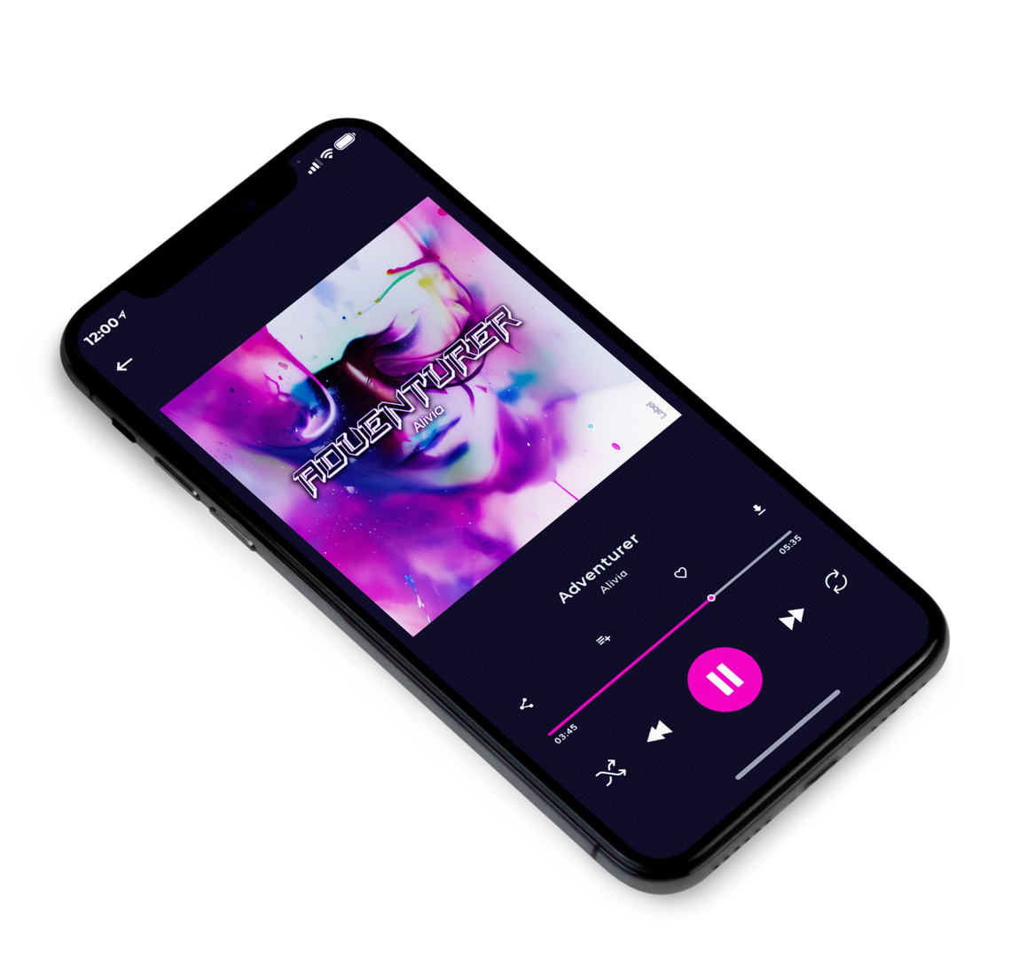 3D view of Premade EDM, House & Dub Book Cover - Trendy Pink #22756 | AlbumArtZone*