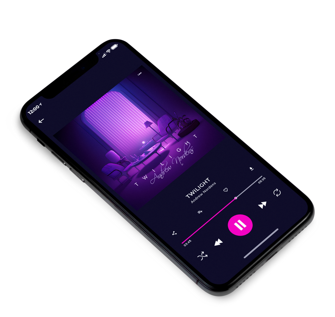 3D view of Premade EDM, House & Dub Book Cover - Violet #22763 | AlbumArtZone*