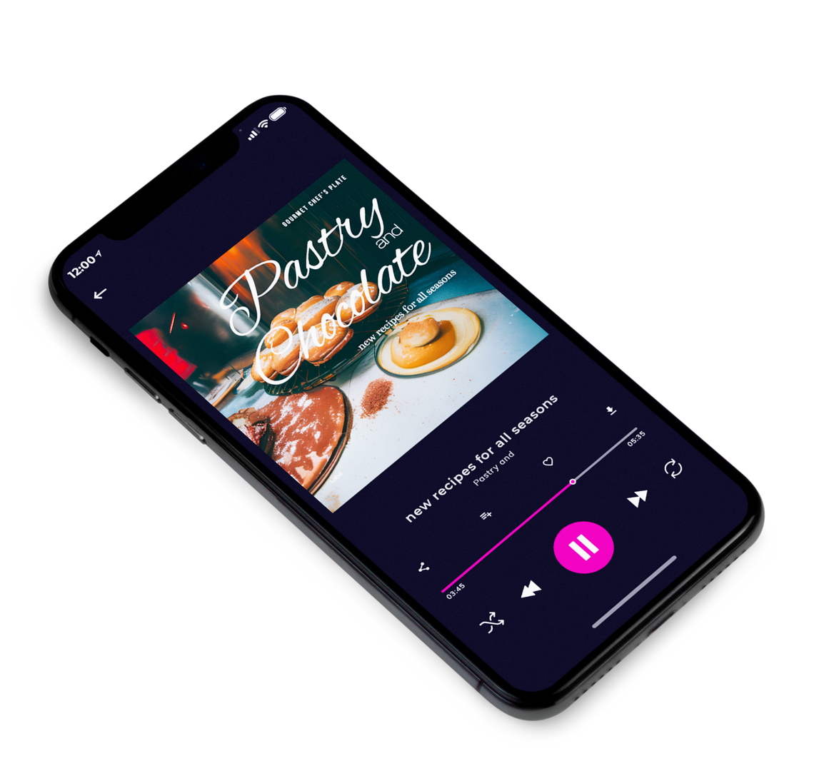 3D view of Premade Podcast Album Cover - Akaroa #23070 | AlbumArtZone*