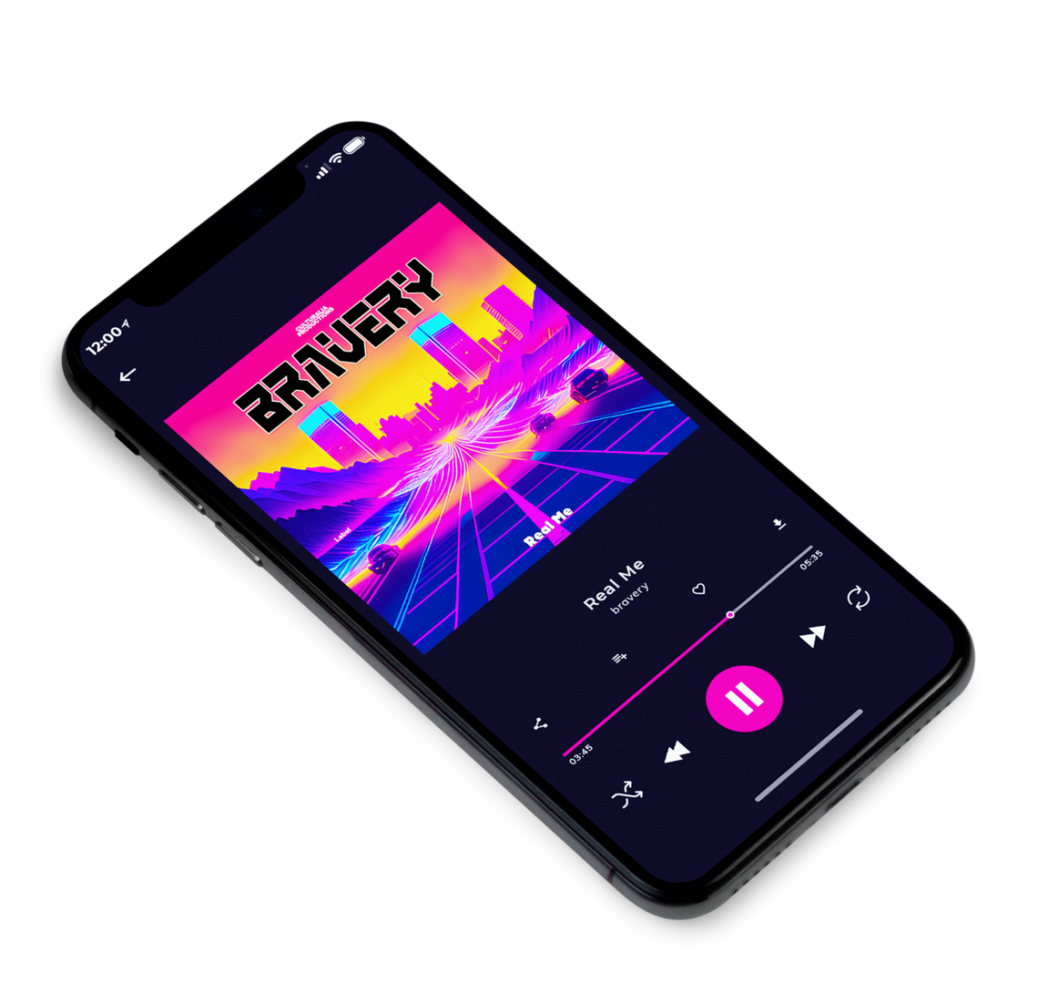 3D view of Premade Rock,Punk & Alternative Album Cover - Cerise #23225 | AlbumArtZone*