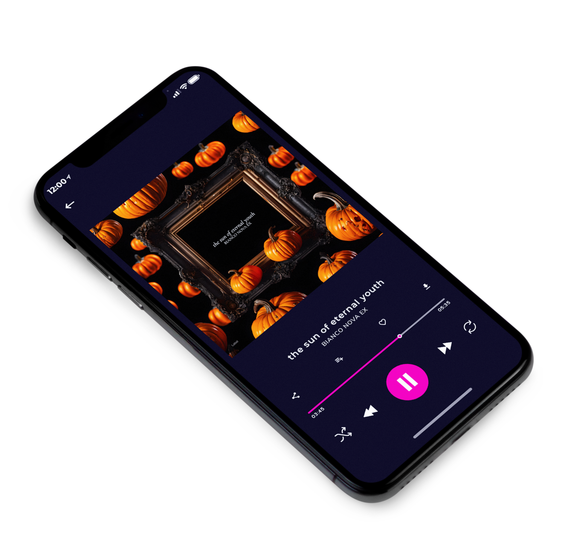 3D view of Premade Rock,Punk & Alternative Album Cover - Hot Cinnamon #23518 | AlbumArtZone*