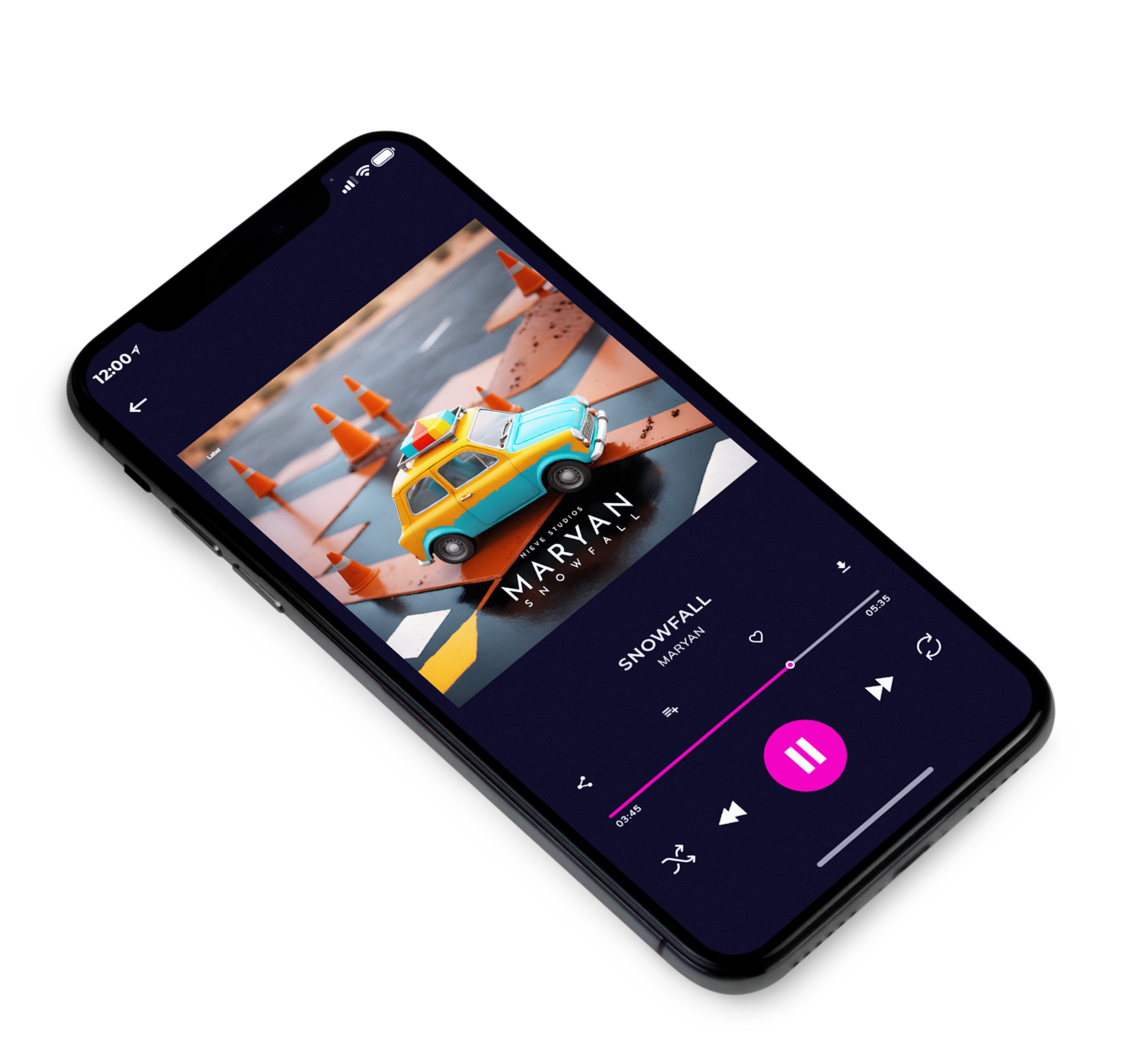 3D view of Premade Music for Children Album Cover - Sandstone #23572 | AlbumArtZone*