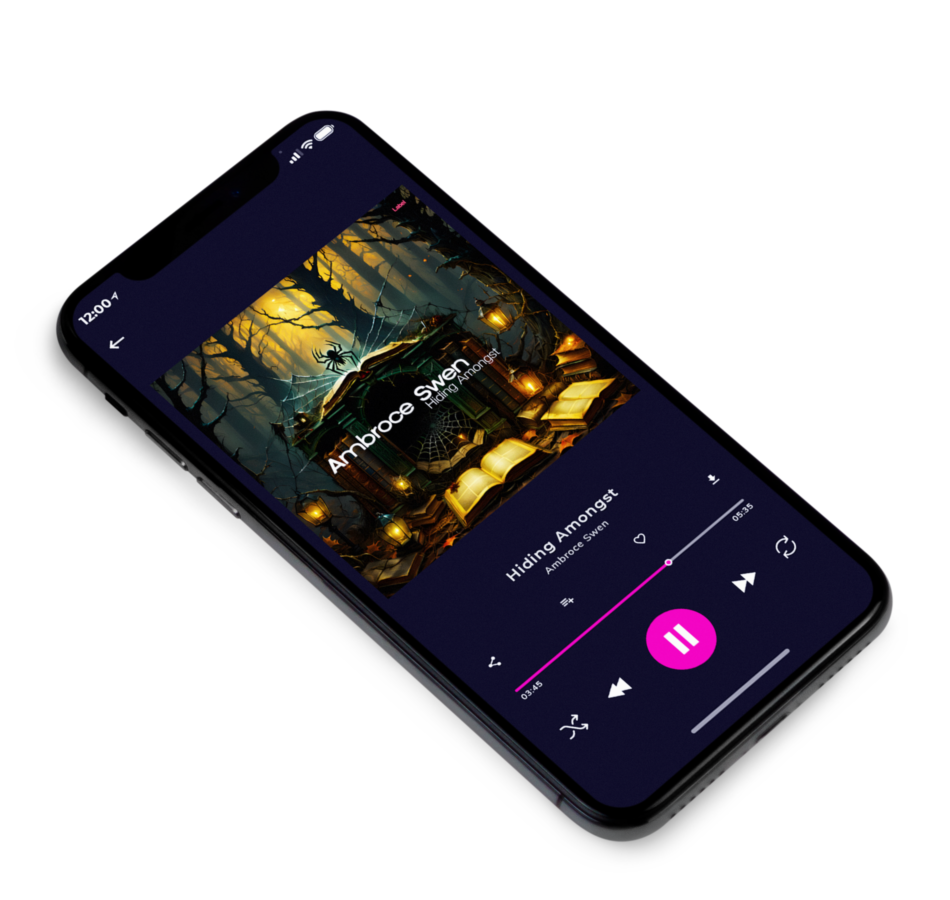3D view of Premade Podcast Album Cover - Rangoon Green #23615 | AlbumArtZone*