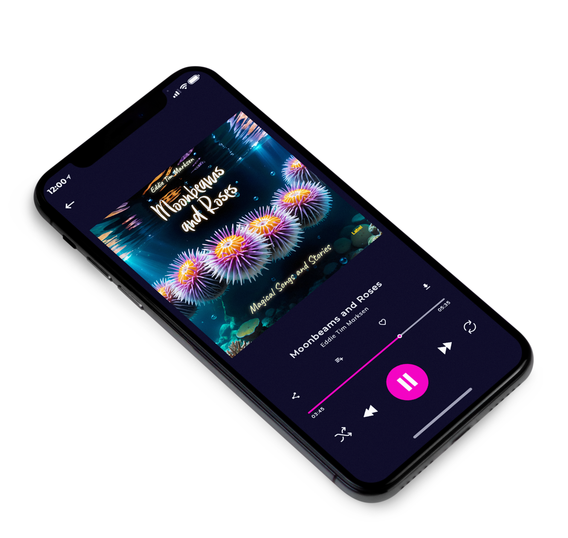 3D view of Premade Electronica & Ambient Album Cover - Quicksand #23686 | AlbumArtZone*