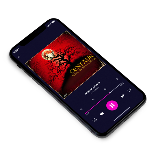 3D view of Premade Contemporary Music Album Cover - Flame Pea #23936 | AlbumArtZone*