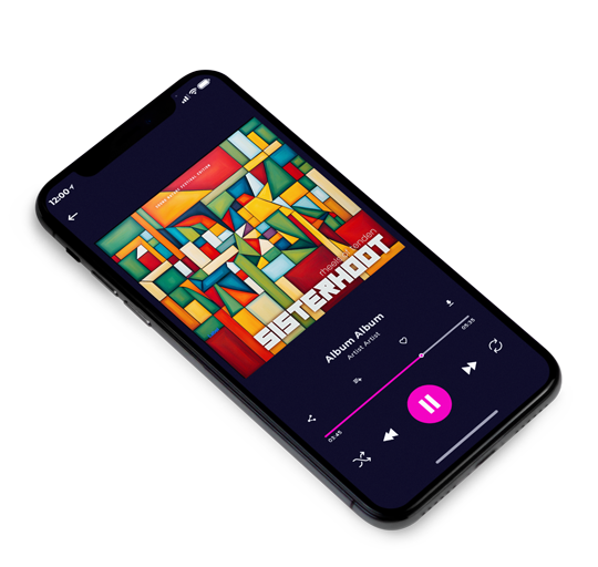 3D view of Premade EDM, House & Dub Album Cover - Raw Sienna #23965 | AlbumArtZone*