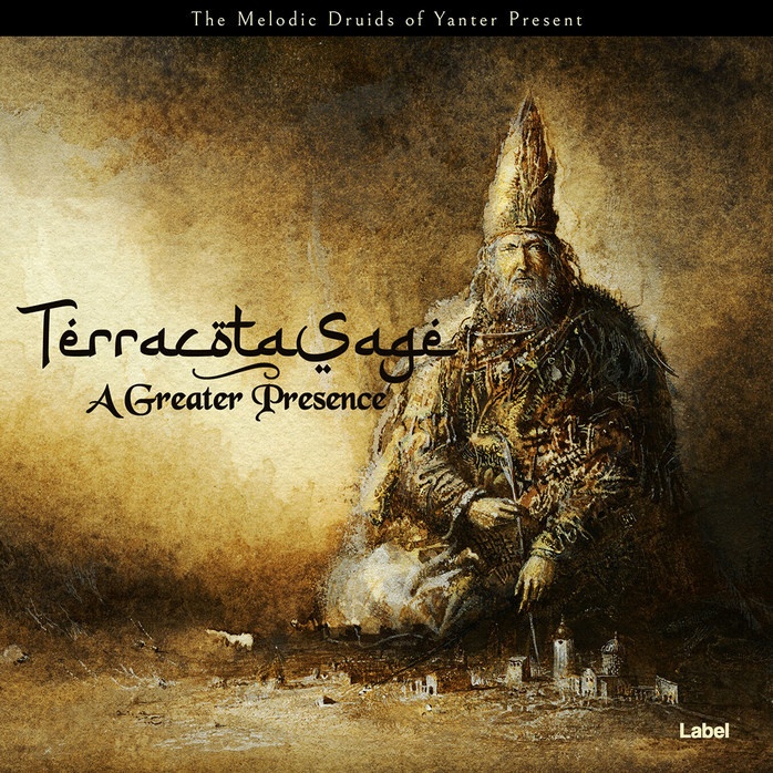 2D view of Premade Indie & Folk Music Album Cover - Metallic Bronze #607 | AlbumArtZone*