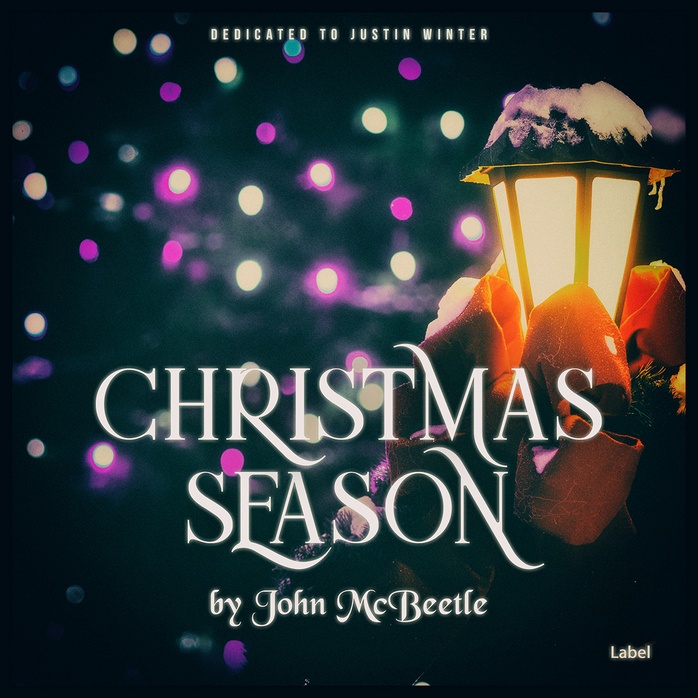 2D view of Premade Christmas Music Album Cover - Tan #644 | AlbumArtZone*