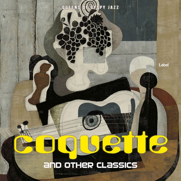 2D view of Premade Traditional Jazz & Blues Album Cover - Granite Green #1014 | AlbumArtZone*