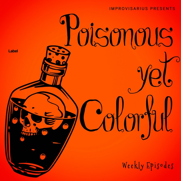 2D view of Premade Podcast Album Cover - Vermilion #1705 | AlbumArtZone*