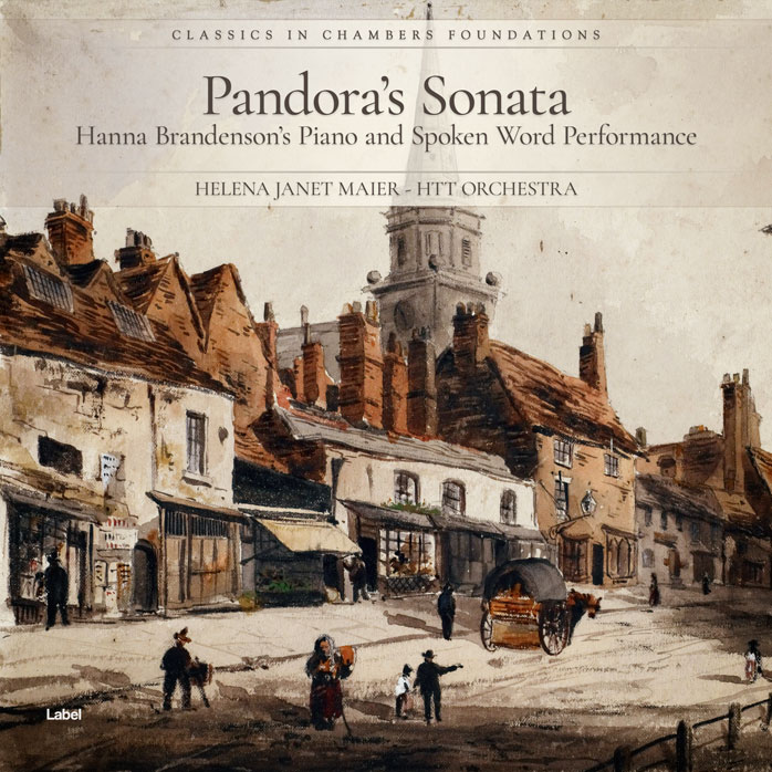 2D view of Premade Classical & Romantic Music Album Cover - Soft Amber #2675 | AlbumArtZone*