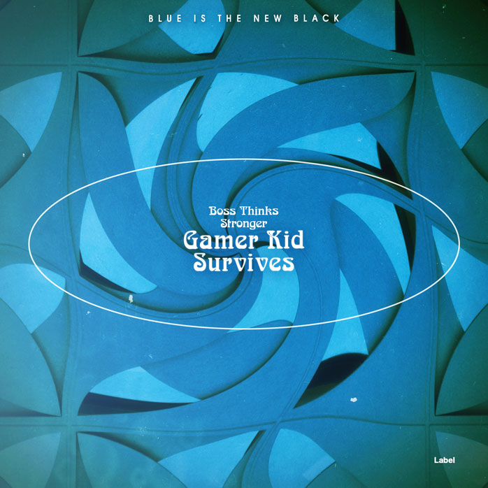 2D view of Premade EDM, House & Dub Album Cover - Eastern Blue #2734 | AlbumArtZone*