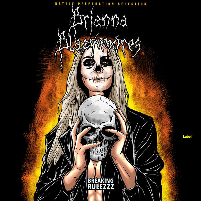 2D view of Premade Heavy Metal & Gothic Metal Album Cover - Night Rider #2869 | AlbumArtZone*