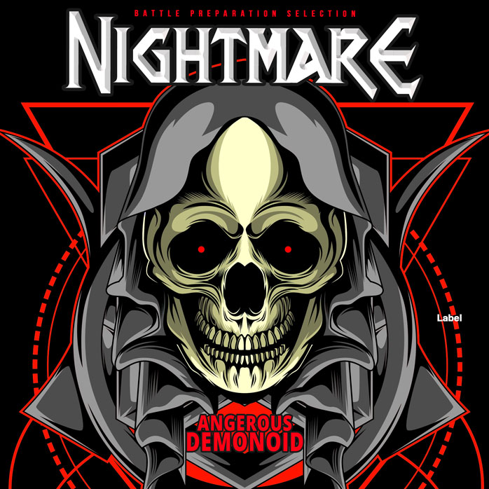 2D view of Premade Heavy Metal & Gothic Metal Album Cover - Cod Gray #2894 | AlbumArtZone*