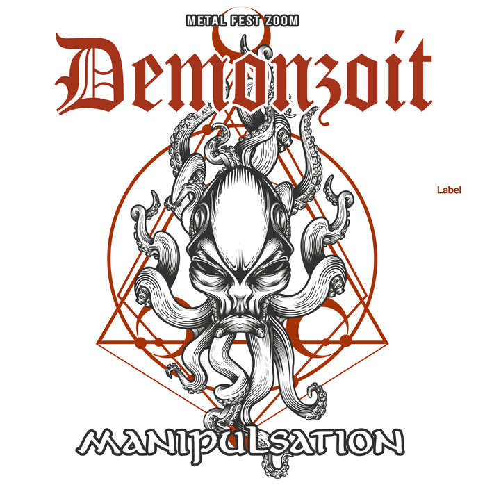 2D view of Premade Heavy Metal & Gothic Metal Album Cover - Cararra #3724 | AlbumArtZone*