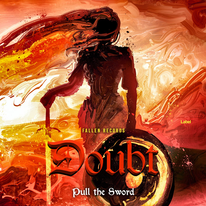 2D view of Premade Heavy Metal & Gothic Metal Album Cover - Aubergine #3896 | AlbumArtZone*