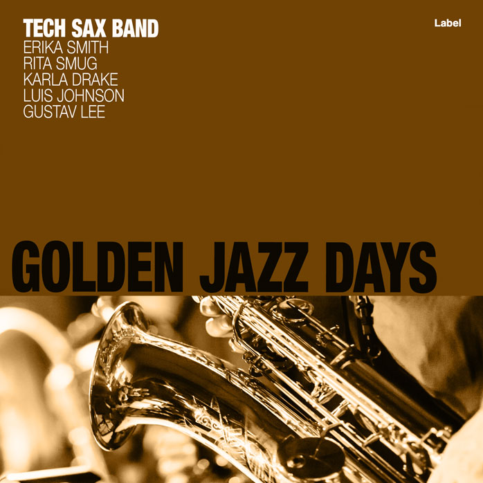 2D view of Premade Traditional Jazz & Blues Album Cover - Antique Bronze #5067 | AlbumArtZone*