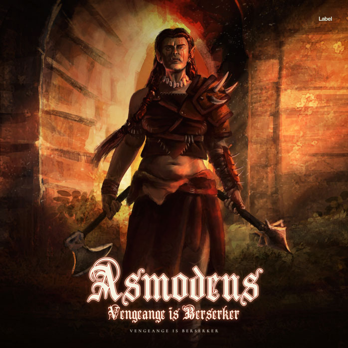 2D view of Premade Heavy Metal & Gothic Metal Album Cover - Raw Sienna #6959 | AlbumArtZone*