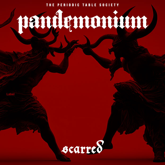 2D view of Premade Heavy Metal & Gothic Metal Book Cover - Dark Burgundy #7421 | AlbumArtZone*