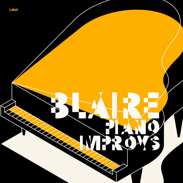 2D view of Premade Traditional Jazz & Blues Album Cover - Black #8151 | AlbumArtZone*